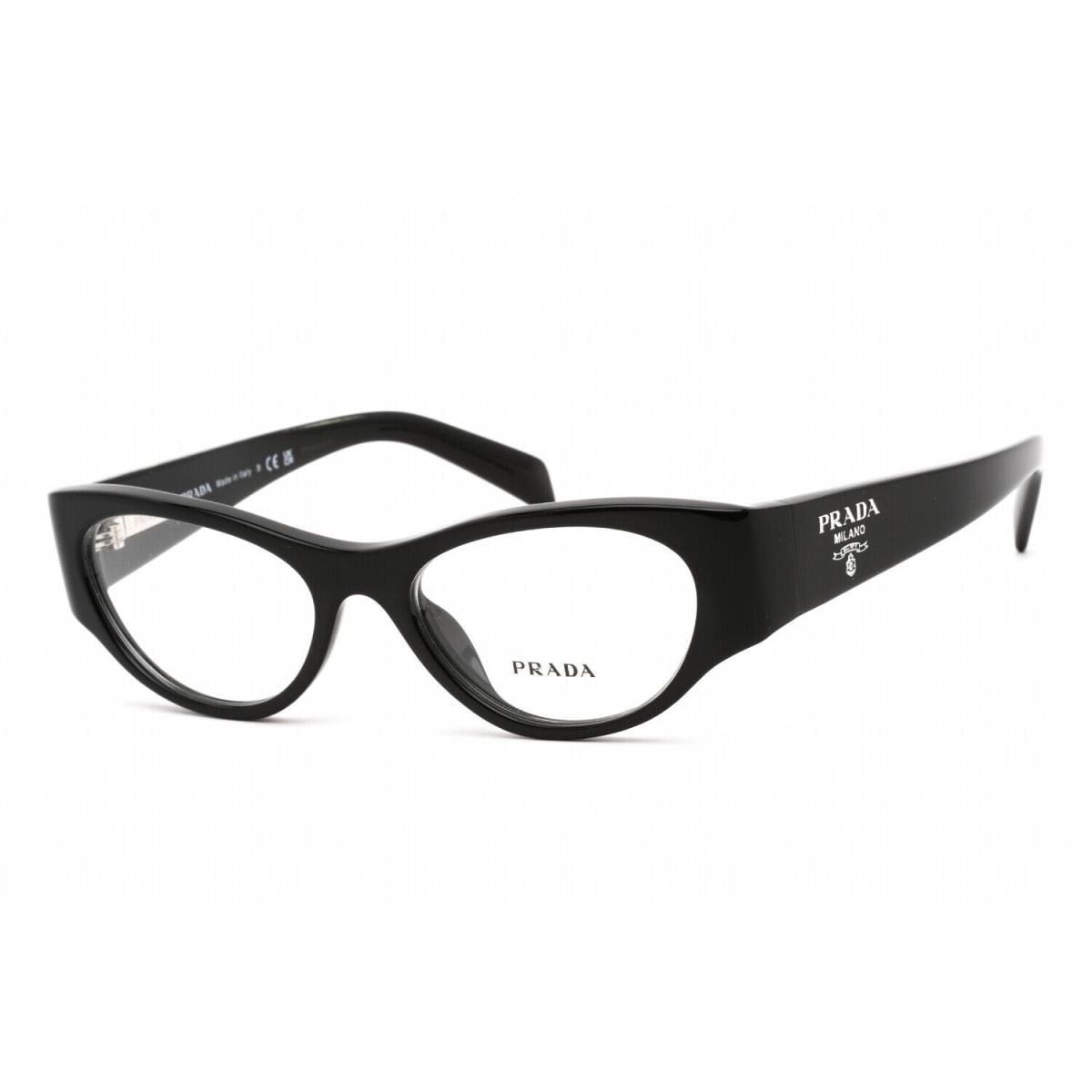 Prada 0PR 06ZV 1AB1O1 Eyeglasses Black Frame 50 Mm