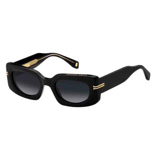 Marc Jacobs MJ-1075/S 0807-9O Black/grey Rectangular Women`s Sunglasses