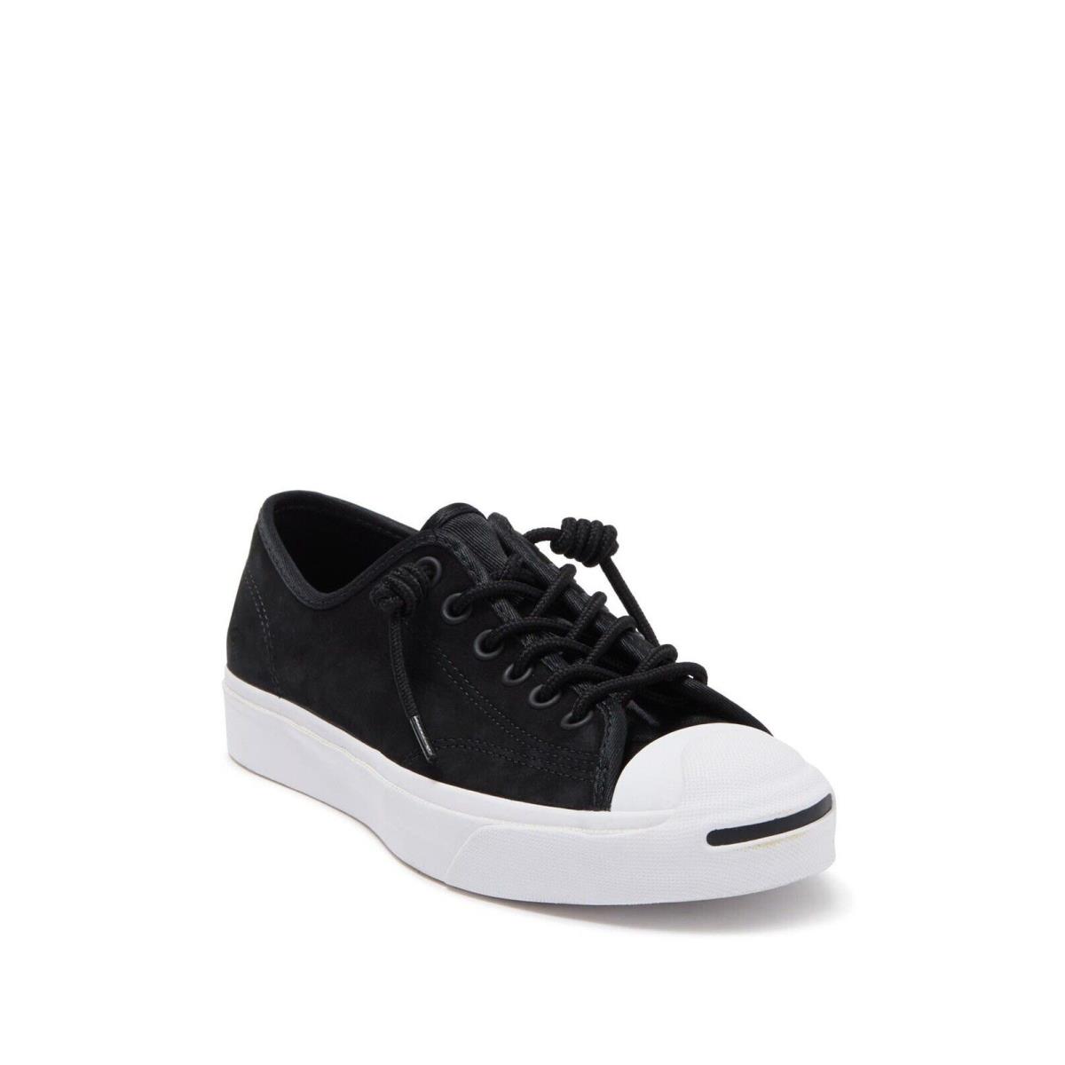 Converse Jack Purcell Core Oxford Nubuck Suede Shoe Black White Mens 4 W 5.5