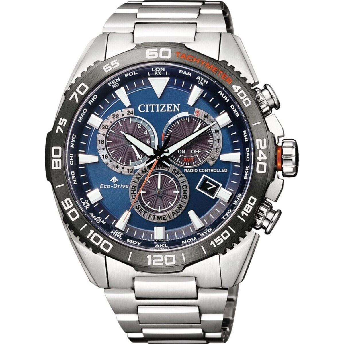 Citizen Promaster Eco-drive CB5034-82L Blue Men`s Watch