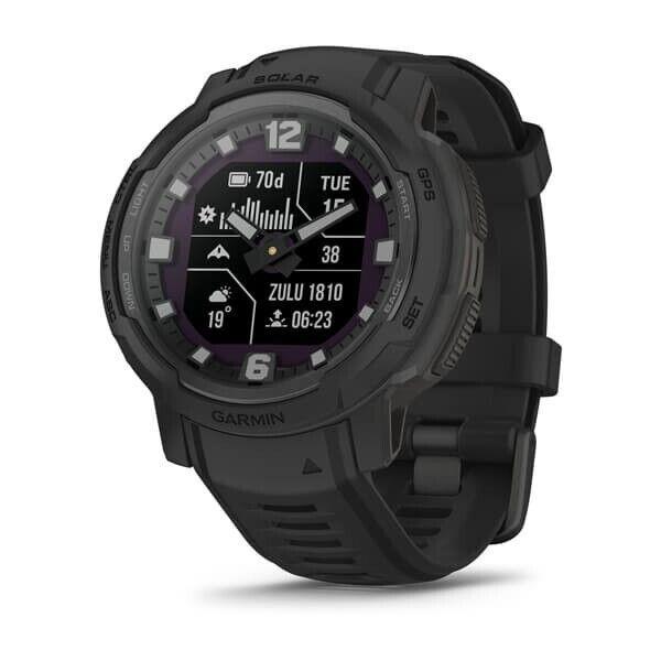 Garmin Instinct Crossover Solar Tactical Edition Gps Watch Black 010-02730-10 - Black