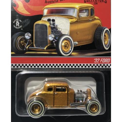 2021 Hot Wheels Rlc Hwc Special Edition 32 Ford Deuce Coupe Gold RR 6599