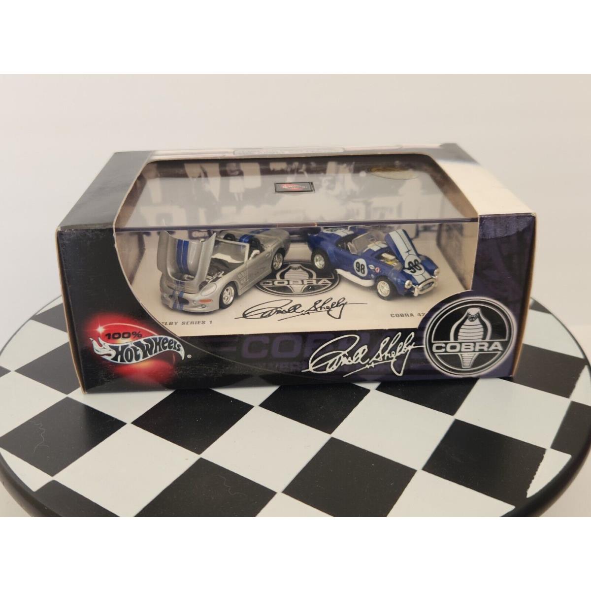 Hot Wheels Carroll Shelby Cobra 2 Car Set First Tool Run K26