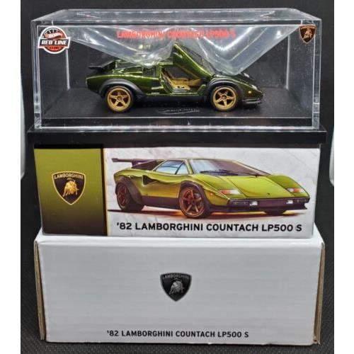 Hot Wheels Rlc 82 Lamborghini Countach LP 500 S Spectraflame Olive