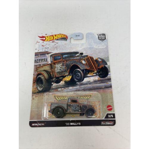 Hot Wheels 2023 Car Culture Premium `33 Willy`s Chase 0/5 Error Missing Wheel