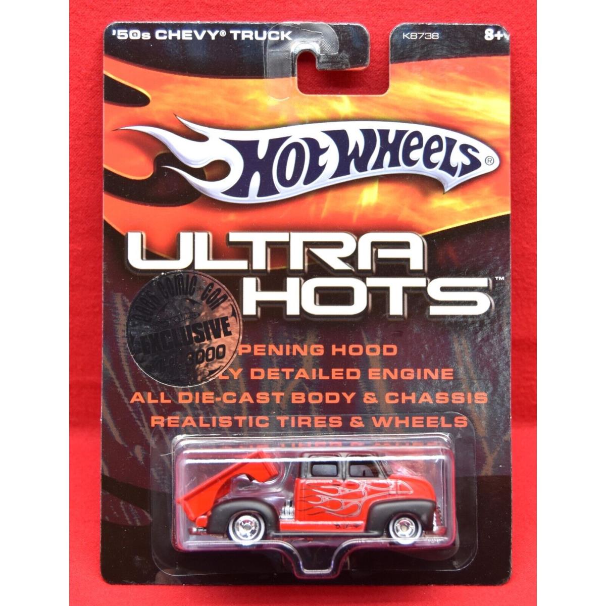 Hot Wheels 2006 Comic Convention 1 of 3000 Chevy Truck 50s Ultra Hots 19340