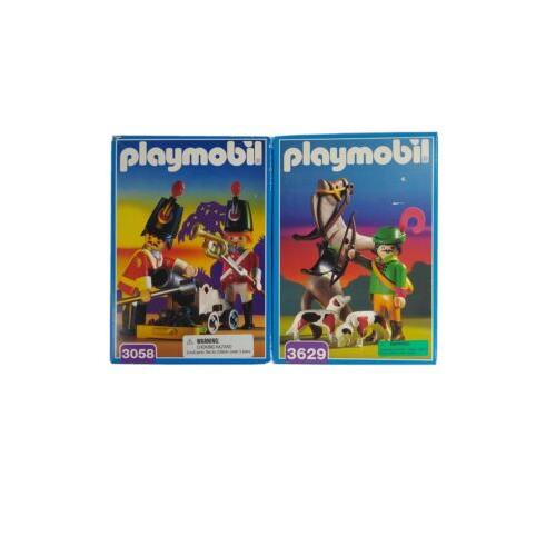 Vintage Playmobil 1996 3058 and 1993 3629 Retired Figures