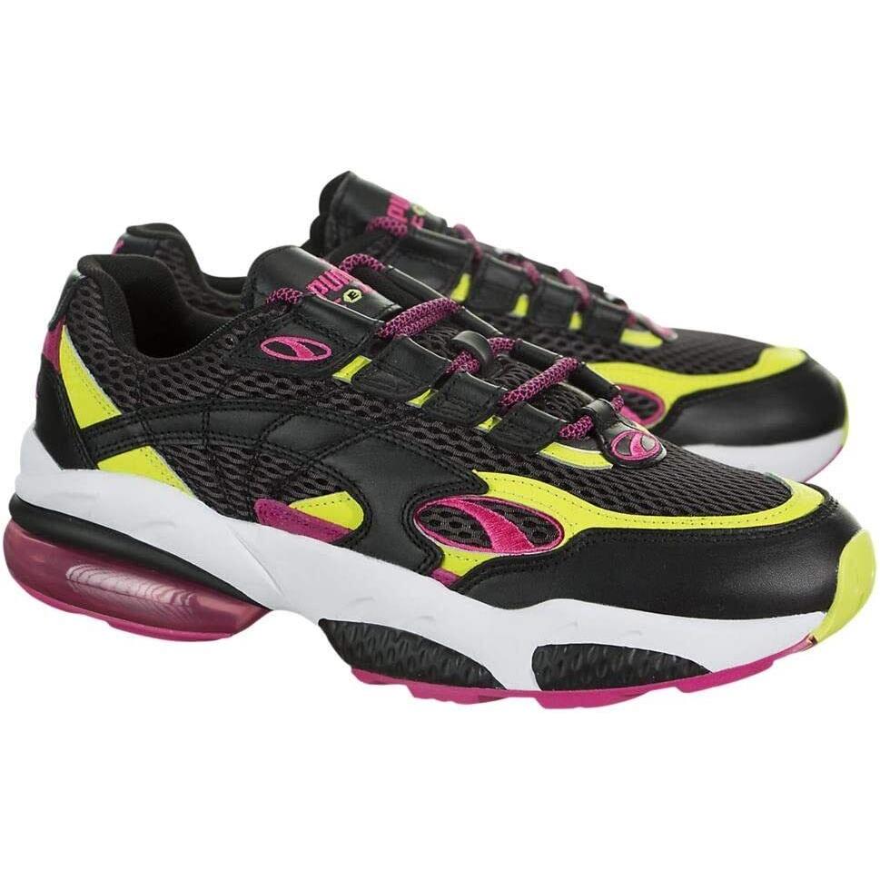 Puma Cell Venom 370417-01 Men Black/pink/lime Punch Athletic Running Shoes C1385 11