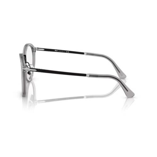 Persol 0PO3309V Vico 309 Transparent Grey Round Unisex Eyeglasses