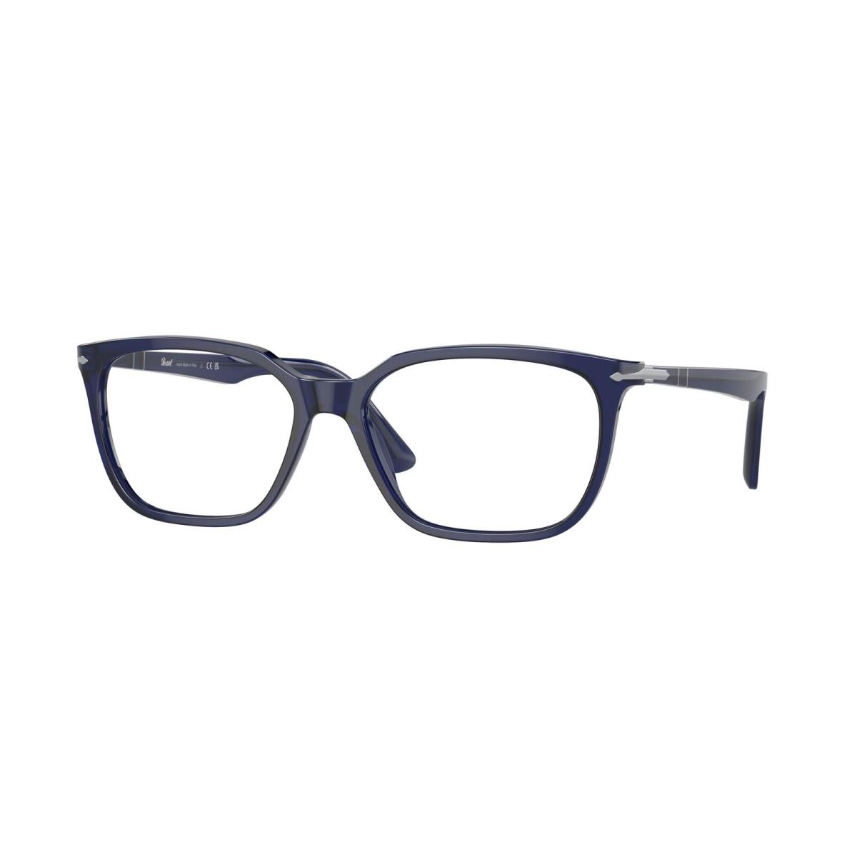 Persol PO3298V 181 Cobalto Transparent Demo Lens 54 mm Men`s Eyeglasses