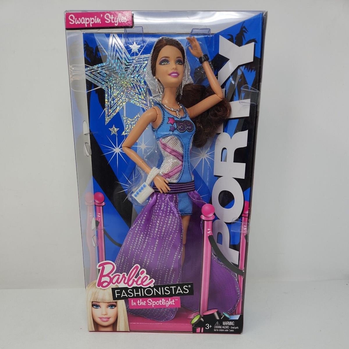 Barbie Fashionistas Spotlight Swappin Styles Sporty Teresa 2010 Mattel V7207