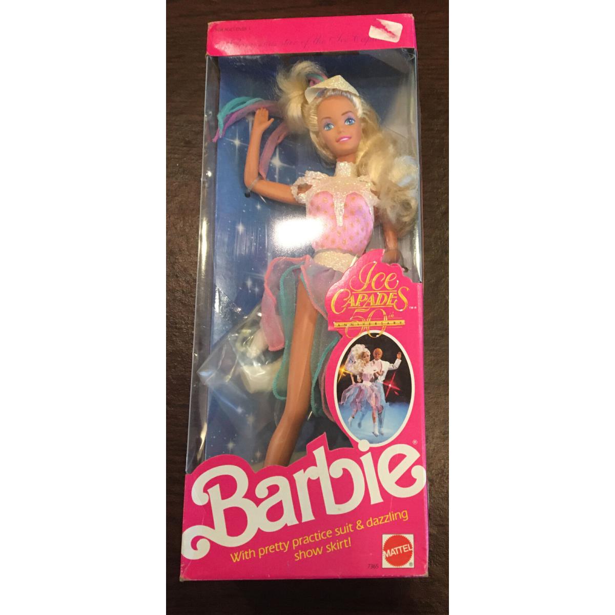 Barbie Doll Ice Capades Mattel 7367 Vintage 1989 Vintage Pretty A