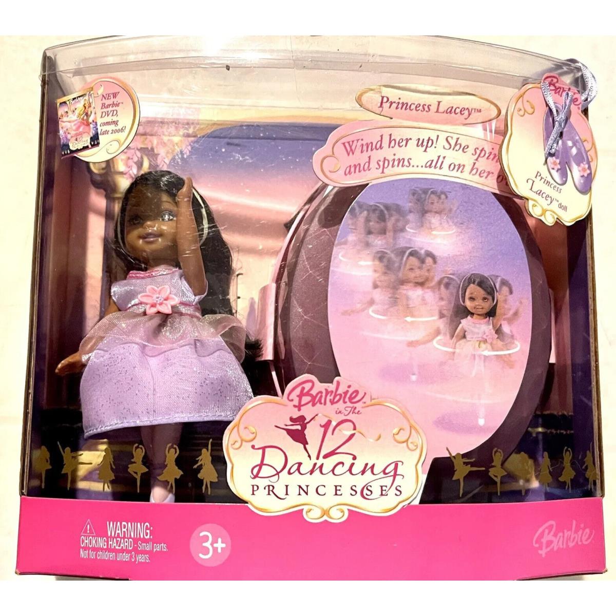 Lacey Barbie In The 12 Dancing Princesses Doll 2006 African American Spins