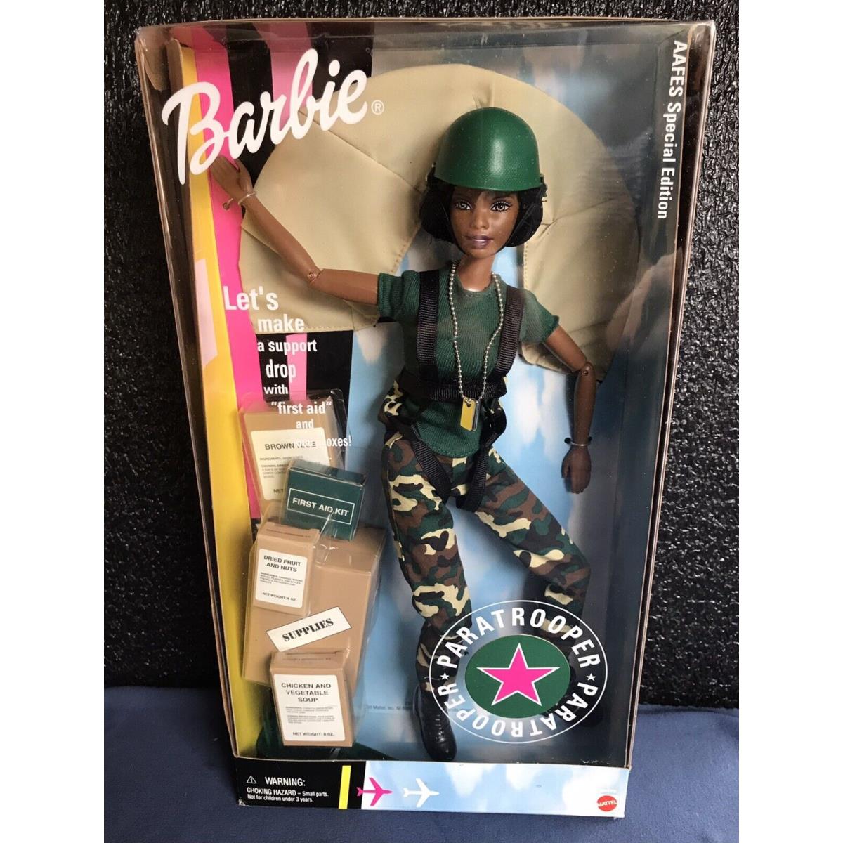 Paratrooper Barbie Doll AA Aafes Ed. 29475 2000 Cond