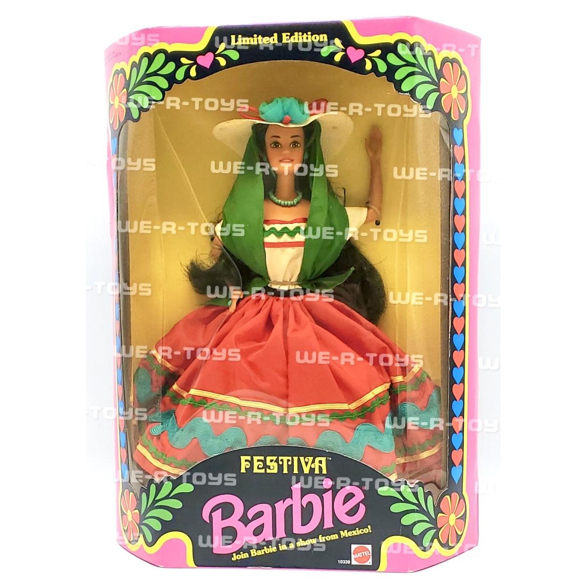 Festiva Barbie Limited Edition Doll 1993 Mattel 10339