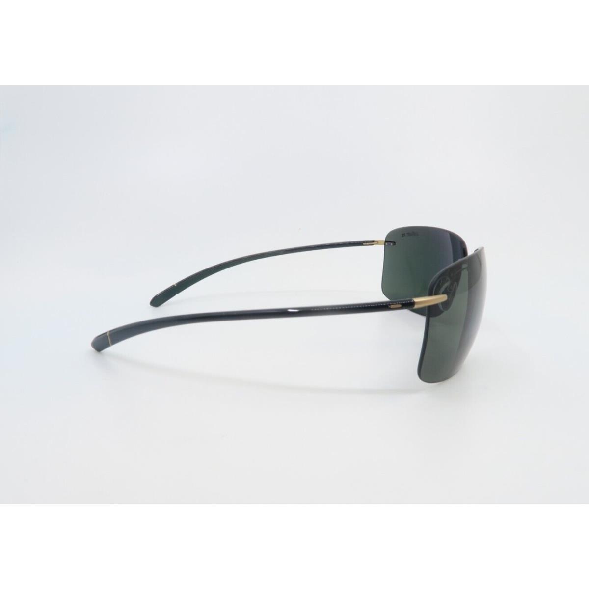 Silhouette sunglasses  - Gold Frame, Green Lens