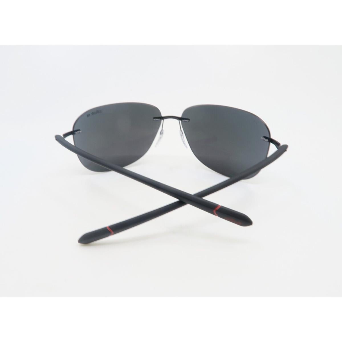Silhouette sunglasses BAYSIDE - Black Frame, Gray Lens