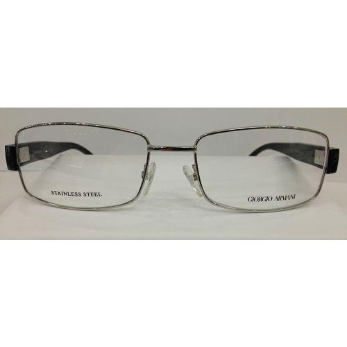 Giorgio Armani GA811 Silver Rzs Eyeglasses Frame RX 54-17-135 Italy Made