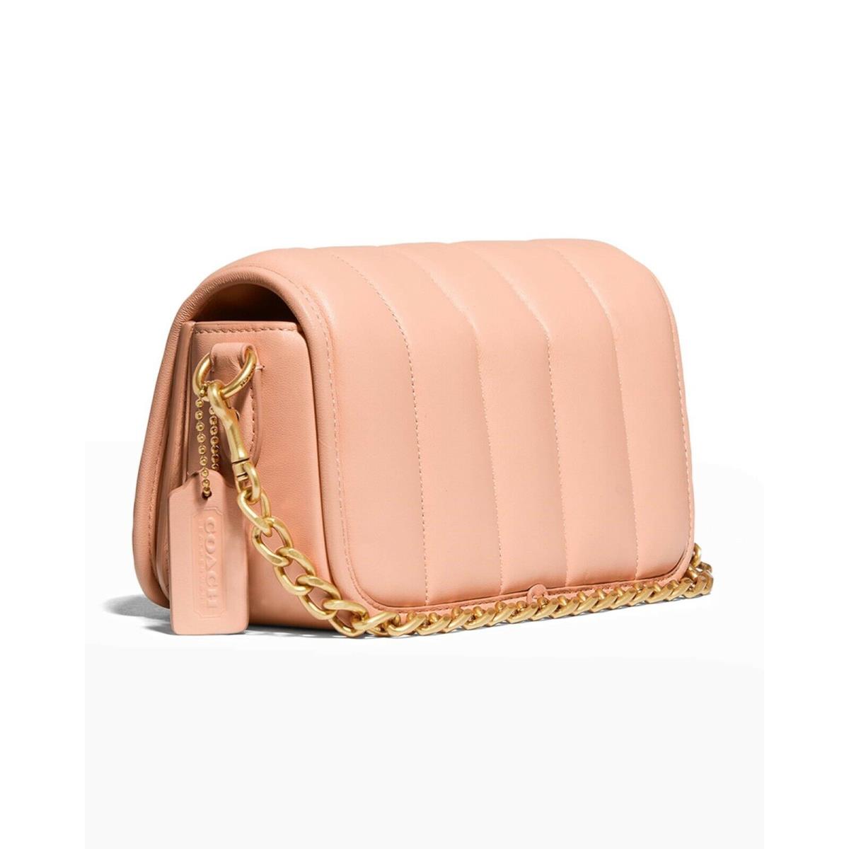 Coach  bag  Dinky - Brass Hardware, Pale pink coral Exterior 4