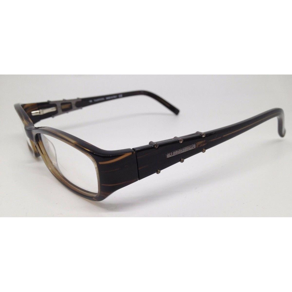 Valentino V 5548/U Brown 0K5M Plastic Eyeglasses Frame W/stones 53-15-135 RX