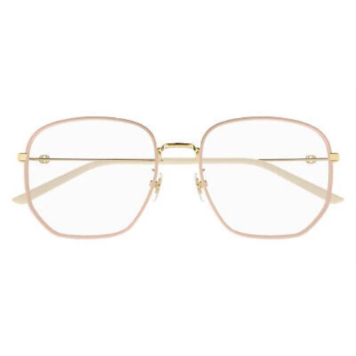 Gucci GG1197OA Eyeglasses Women Gold Square 56mm