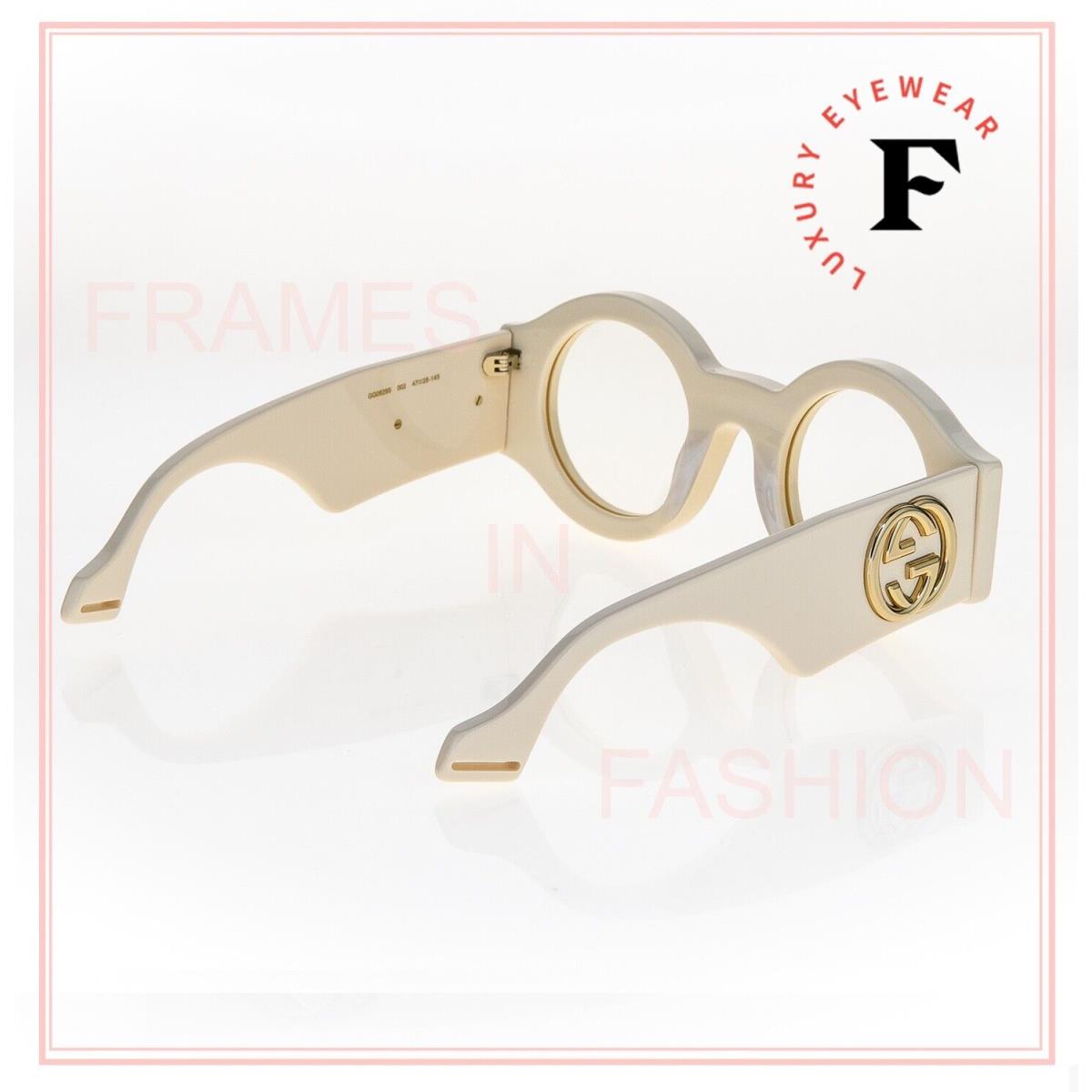 Gucci sunglasses  - 002 , Ivory Frame, Clear Lens
