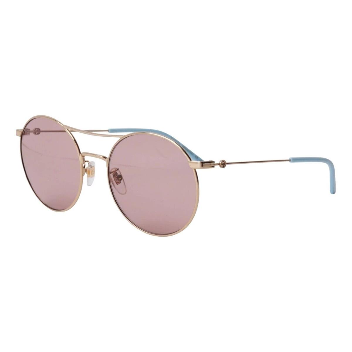 Gucci Sunglasses GG0680S 004 Gold/pink Lens Fashion Design 56mm