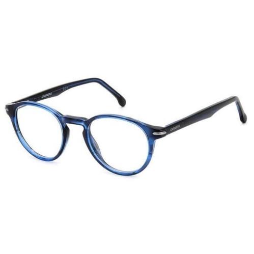 Carrera 310 0381 00 Blue Horn Round Men`s Eyeglasses