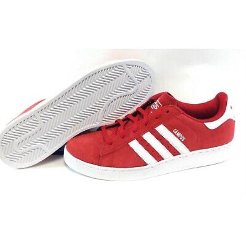 Youth Boys Girls Adidas Campus 2 G47156 Red Classic Retro 2011 Sneakers Shoes - Red