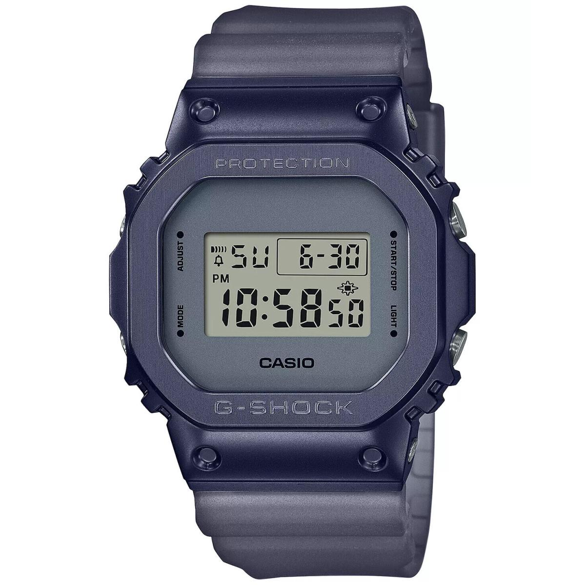 Casio GM5600MF-2 Men`s Midnight Fog Metal Covered Alarm Chrono G Shock Watch