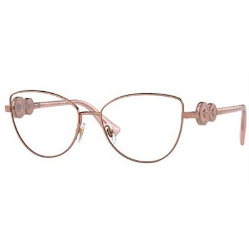Versace Rx Eyeglasses VE 1284-1412 Rose Gold W/demo Lens 55mm