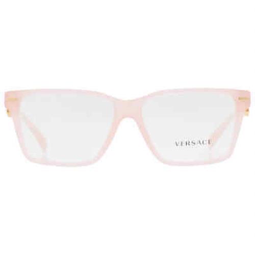 Versace Demo Rectangular Ladies Eyeglasses VE3335 5405 56 VE3335 5405 56 - Frame: Pink
