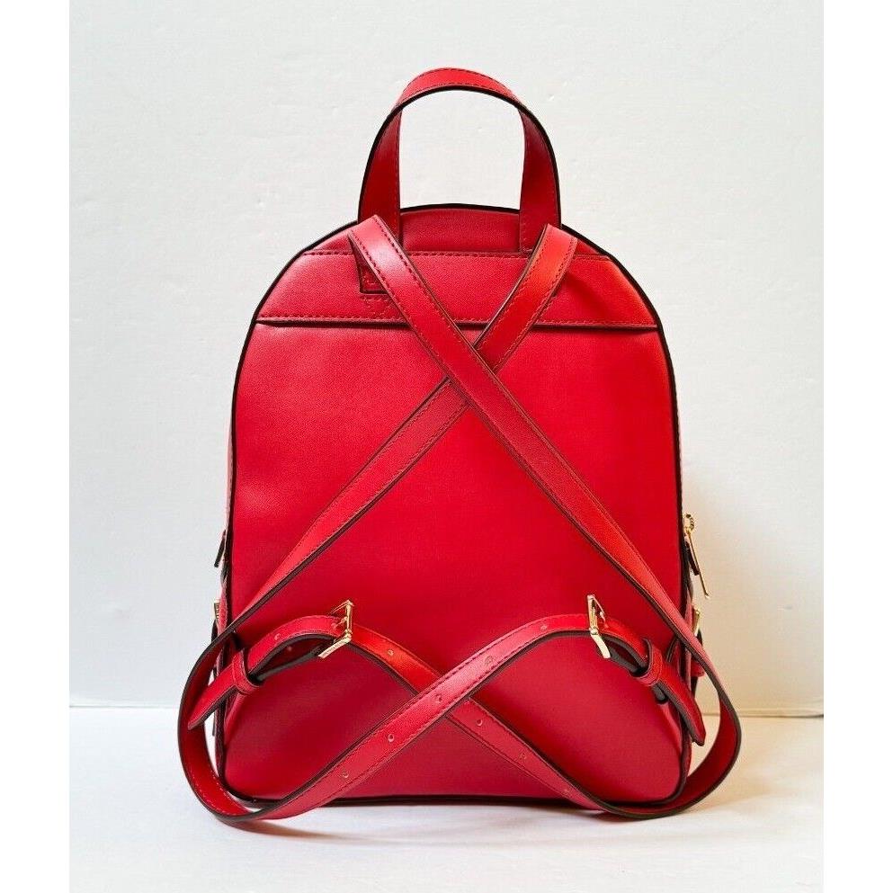 Michael Kors Jaycee Medium Zip Pocket Backpack BRIGHT RED