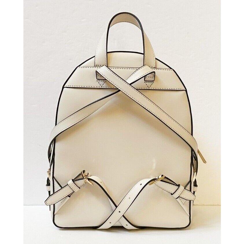 Michael Kors Jaycee Medium Zip Pocket Backpack LIGHT CREAM