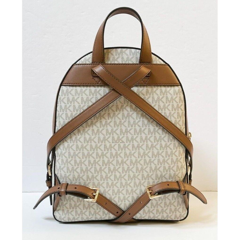 Michael Kors Jaycee Medium Zip Pocket Backpack MK Vanilla