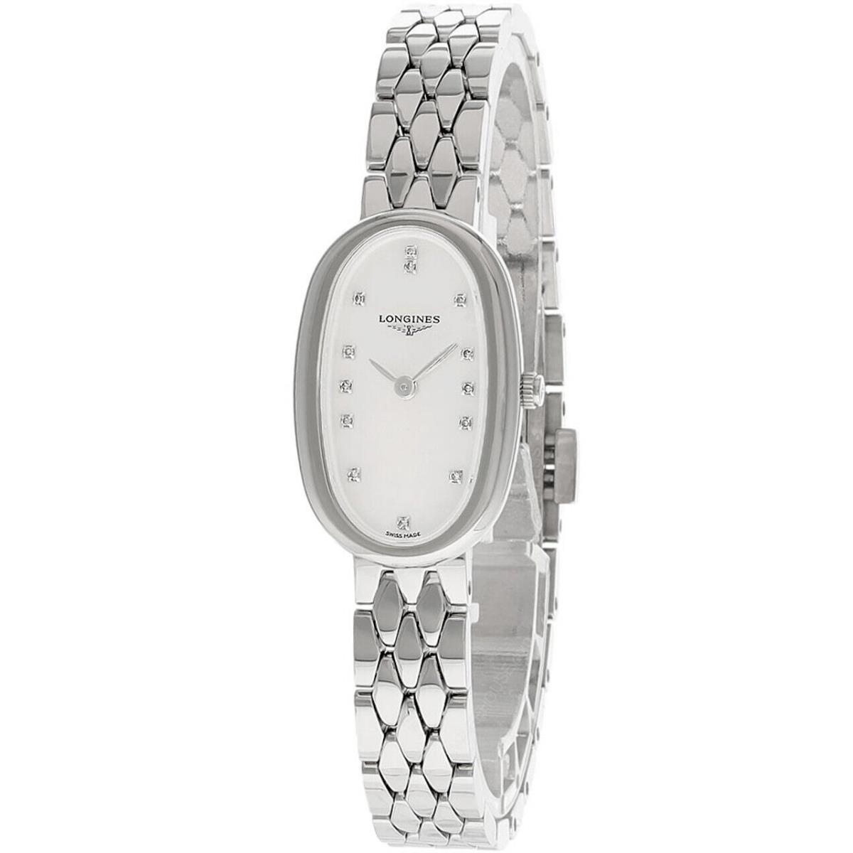 Longines Symphonette SS Diamond Mop Dial Women`s Watch L2.305.4.87.6