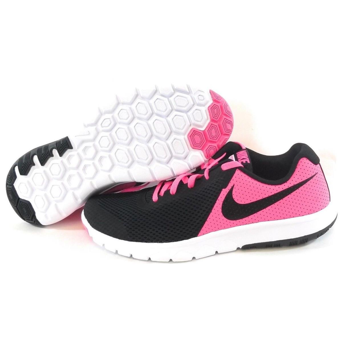 Girls Kids Youth Nike Flex Experience 5 844991 600 Pink Sneakers Shoes - PInk