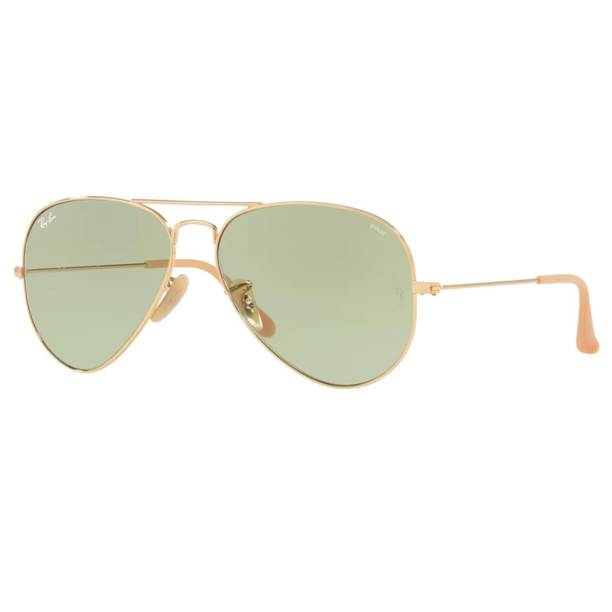 Ray-Ban sunglasses  - Gold Frame, Green Photochromic Lens