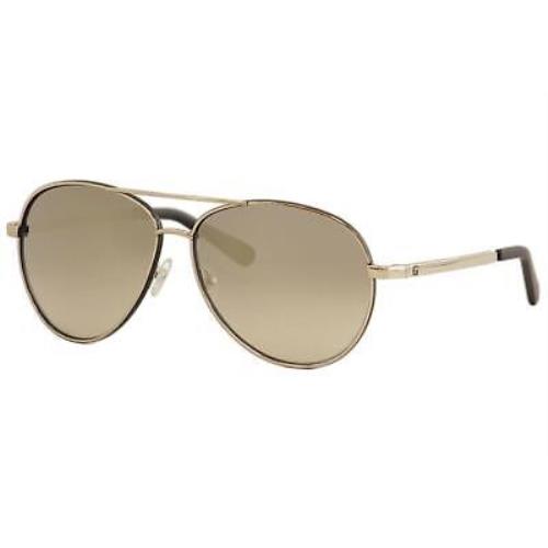 Guess Men`s GU6948 GU/6948 32C Gold Fashion Pilot Sunglasses 62mm