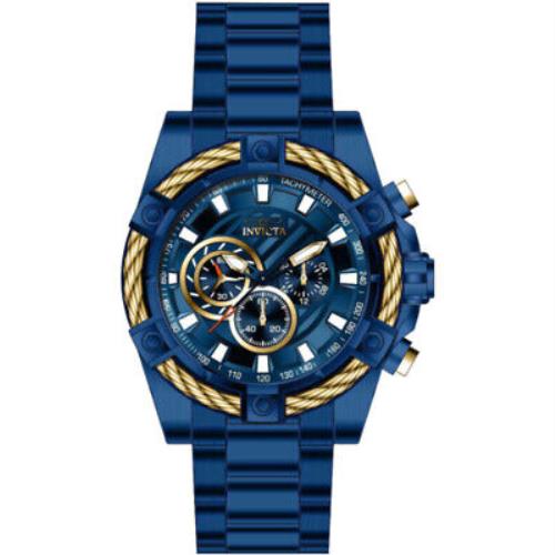 Invicta Bolt Chronograph Quartz Blue Dial Men`s Watch 38959