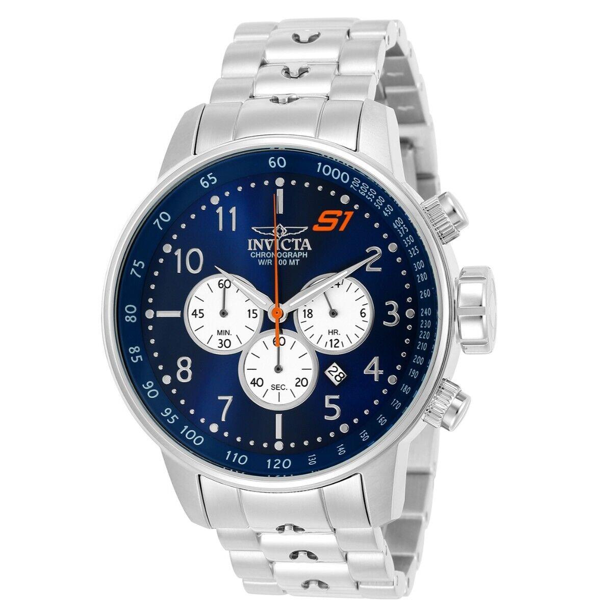 Invicta S1 Rally Men`s Watch - 48mm Steel 23080 - Dial: Blue, White