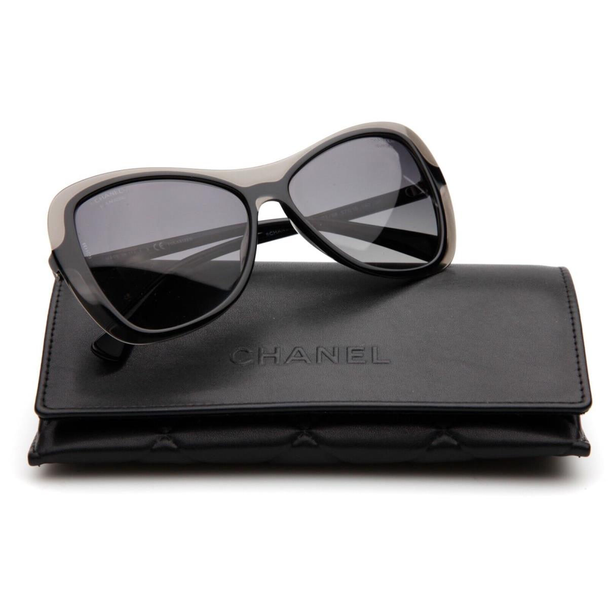 Chanel 5388 c.501/S8 Black Sunglasses 3P 57-15-140mm Polarized Italy
