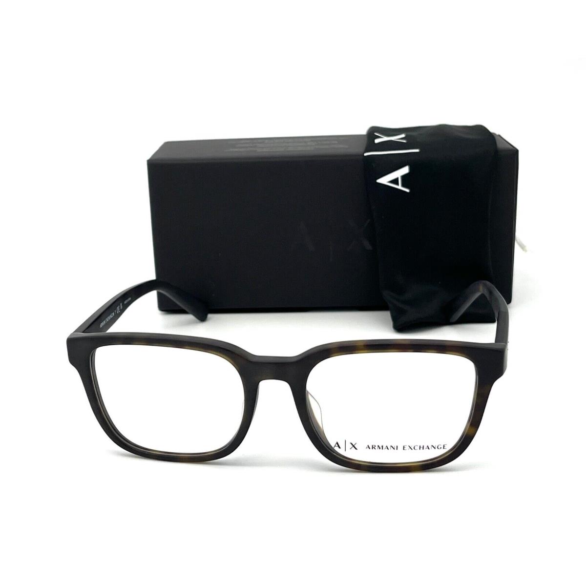 Armani Exchange AX3071F 8029 Matte Havana / Demo Lenses 54mm Eyeglasses