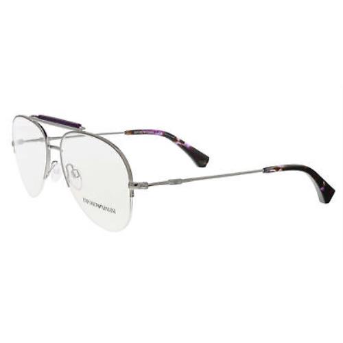 Emporio Armani EA1020 3010 Silver/purple Oval Optical Frames