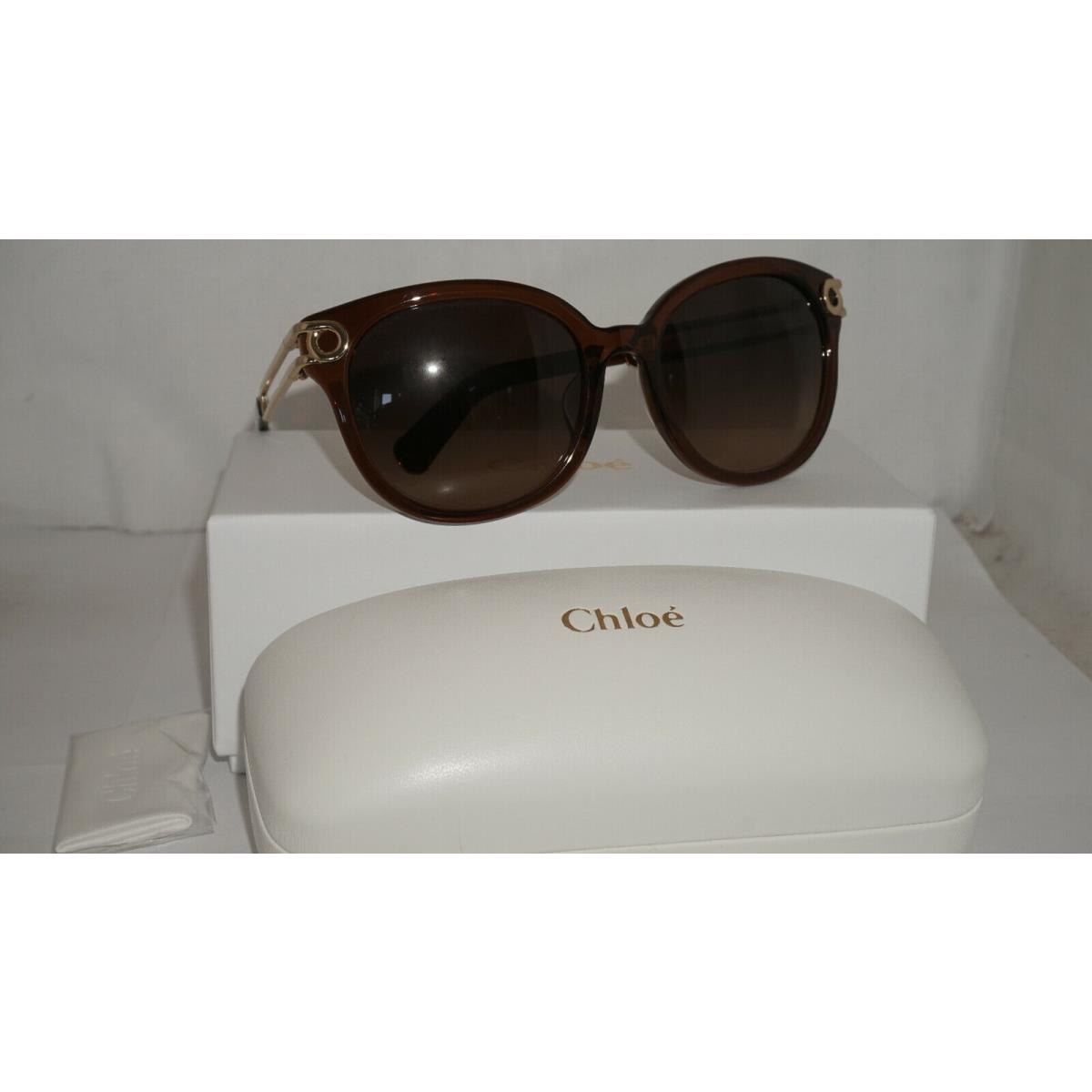 Chloe Sunglasses Brown Cateye CE682SA 210 58 19 135