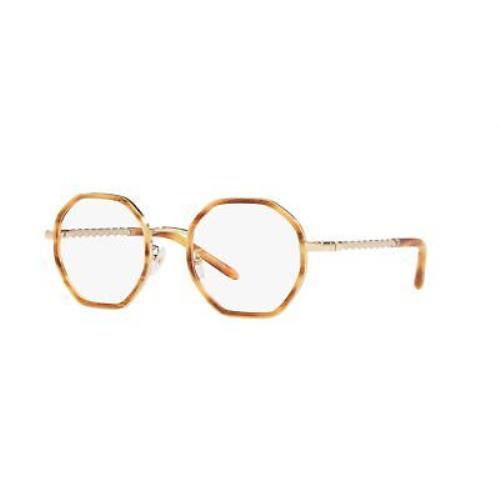 Tory Burch TY1075 3336 Honey Wood Demo Lens 49 mm Women`s Eyeglasses