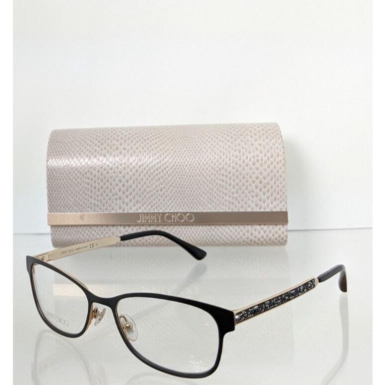 Jimmy Choo Eyeglasses 203 003 Black Gold Frame