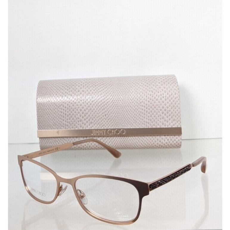 Jimmy Choo Eyeglasses 203 07E Gold Frame