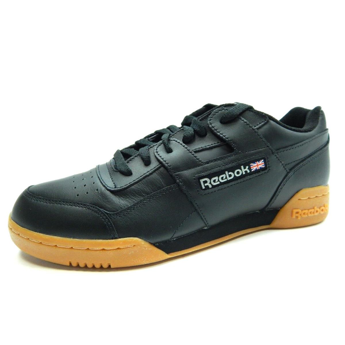Reebok Workout Plus CN2127 Black Carbon Classic Men Shoes
