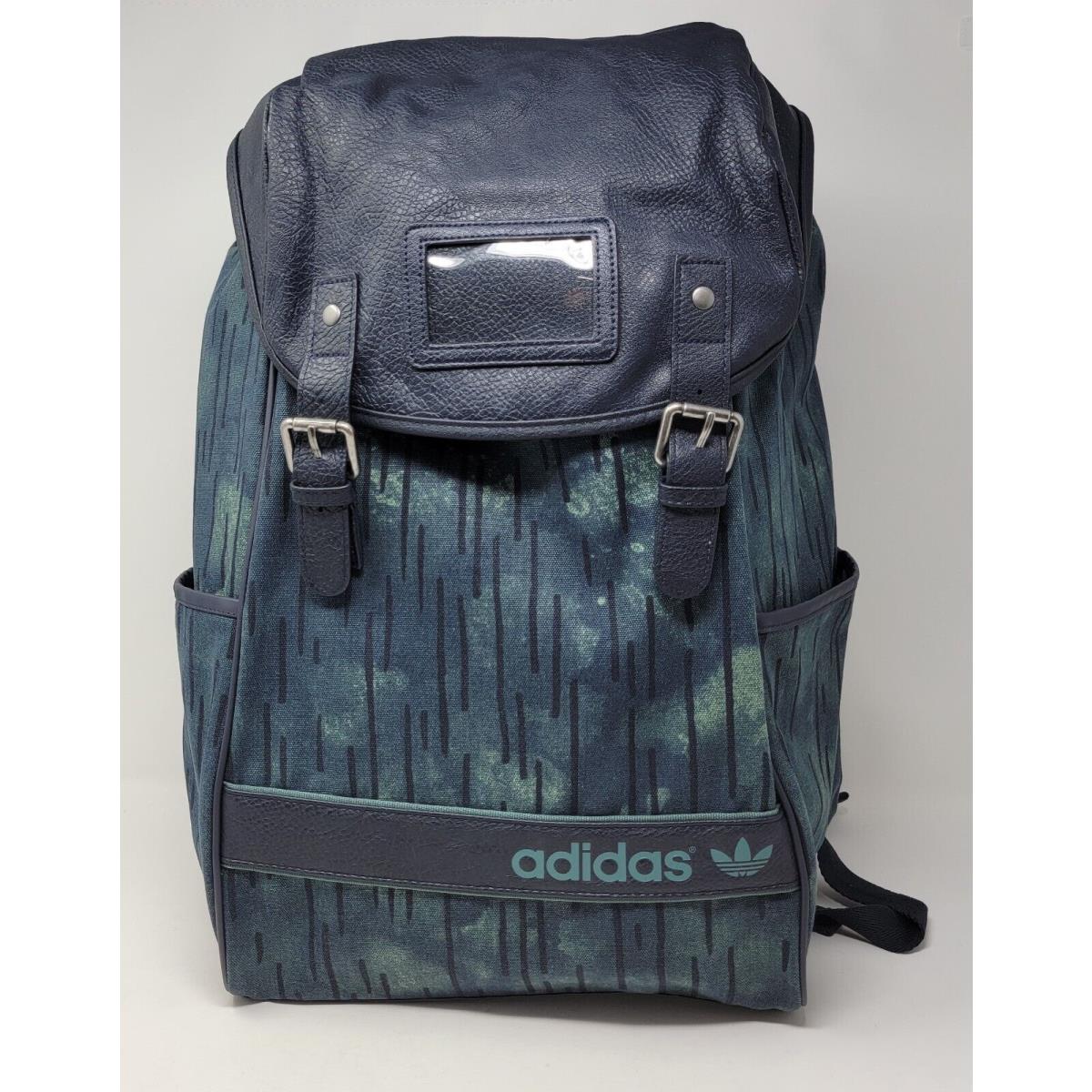 Adidas Legink Blue Tie Canvas Backpack F79489 - Adidas bag - | Fash Brands